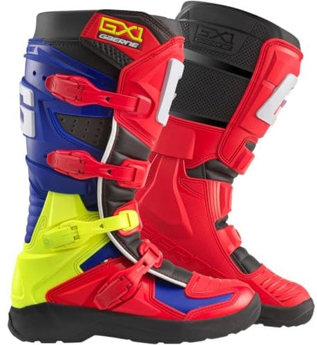 Gaerne Stivali da motocross GX-1 EVO, rosso, taglia 44