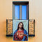 Balconeras Sagrado Corazón de Jesús para decorar tu balcon o balcones 100 x 70 cm.
