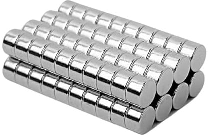 Strong Magnets Neodym Magnet - Rund 6 x 3 mm - 200 Stück - Extra stark, hält bis 880g - Für Magnettafel, Kühlschrank, Whiteboard, Pinnwand, Büro