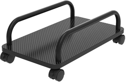 CFY652 Carrello PC Supporto CPU Supporto Host for PC Portatile Mobile Base for PC Desktop da Ufficio con Supporto for PC da Gioco con 4 Ruote girevoli Supporto PC Fisso(Nero)
