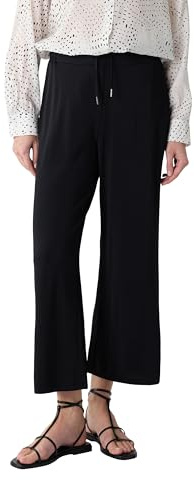 Comma Crop-Hose mit Semi Wide Leg