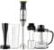 Taurus – Batidora Bapi 1500 Premium XL Fullset | 1500W | 20 Velocidades + Turbo | Cuchillas y Varilla Inox | Ergonómica | Montaje fácil | Antisalpicaduras | Accesorios | Negro
