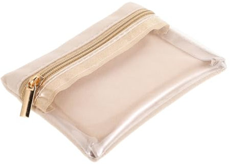 MUCKLILY Portagioie da Viaggio Trasparente con Cerniera Organizer Compatto per Gioielli Design per Bracciali per Donne e Ragazze