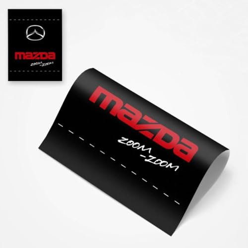 WpTGEX Autoaufkleber Für Mazda 6 2002-2020 2021 2022 2023 2024 2025 GH GJ, Heckscheibe Auto Aufkleber Wetterfest, Sticker Außen Selbstklebend, Karosserie-Außendekor-Aufkleber, Auto-Aufkleber