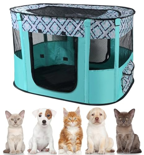 Enclos pour chiots Parc pour animaux, 70x55x40cm Parc pour chiots Enclos pour chiens, chats, lapins et petits animaux pour l'intérieur et l'extérieur