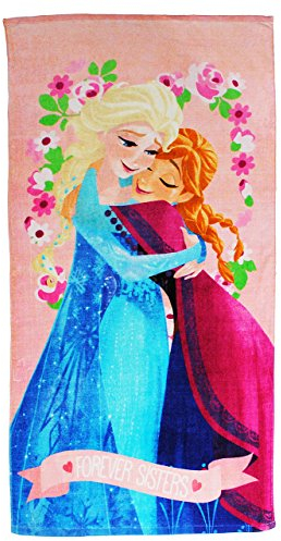 alles-meine.de GmbH Badetuch - die Eiskönigin Frozen - 70 cm * 140 cm Handtuch - Strandtuch - 100% Baumwolle - Mädchen 70x140 für Kinder - Erwachsene Badehandtuch - völlig u..
