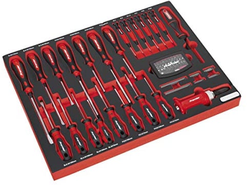 Sealey Tbtp04 Tool Tray with Screwdriver Set 72Pc