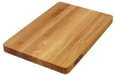 John Boos Block Chop-N-Slice Maple Wood Edge Grain Reversible Cutting Board, 10 Inches x 5 Inches x 1 Inches