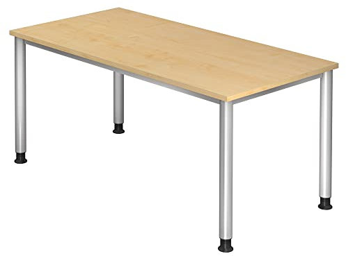 Unbekannt Schreibtisch Hilo 160 x 80 Ahorn/Alu