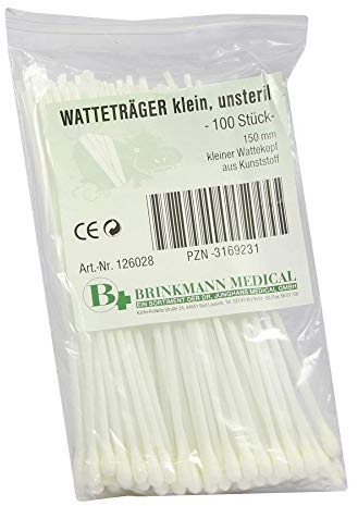 Watteträger Unsteril Kleiner Wattekopf