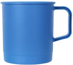 Mountain Warehouse Camping Mug - 10.5cmX12cm - Lightweight Travel Mug - For, Travelling, Picnics Blue