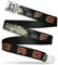 Buckle-Down Herren F-100 Logo Full Color Seatbelt Belt Classic Ford Trucks Vertical Stripe Black/Grays/Green/Red X-Large Webbing Gürtel, Mehrfarbig, 1.5 Wide-32-52 Inches in Length