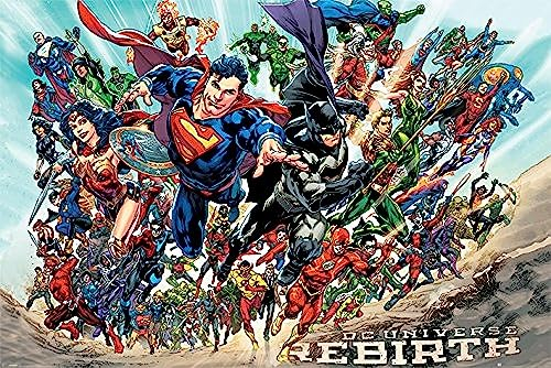 DC Comics Justice League 'Wiedergeburt' Maxi Poster,61 x 91.5 cm
