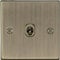 10AX 1G Intermediate Toggle Switch - Square Edge Antique Brass