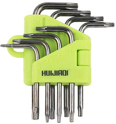 Kleine Torx-Schraubendreher-Set T5 T6 T7 T8 T9 T10 T15 T20 Sicherheits-Torx-Treiber-Bits kompatibel mit MacBook Xbox One Controller PS3 PS4 HDD Computer Reparatur