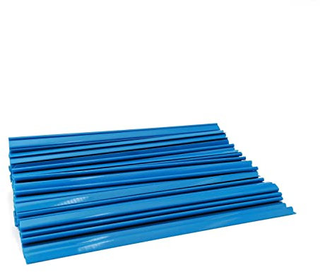 Alevar Dorsini Lot de 100 reliures format A4, diamètre 3 mm, capacité 15 feuilles, couleur bleue,