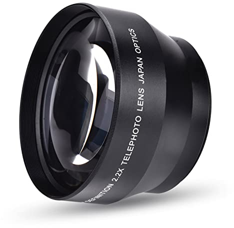 EBTOOLS Telekonverter Kamera Telekonverter Linse 67Mm Kamera Lens Extender 67Mm 2.2X Teleconverter Teleobjektiv Universal Für SLR-Kameras Und Digitalkameras