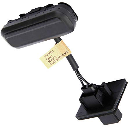 RASHION Heckklappenöffnungsschalter Kofferraum-Entriegelungsschalter für Opel Insignia Hatch/Limousine 2009-2016, Drucktaste, Schwarz, Manuell