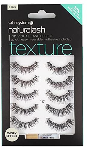 Salon System Naturalash 117 Black (Texture) Multipack (X5)