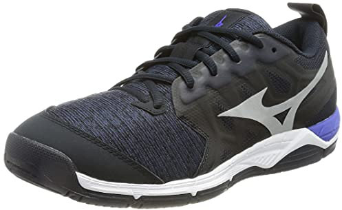 Mizuno Unisex Wave Supersonic 2 Volleyball-Schuh, Scaptain Gsilver Violetb, 47 EU