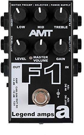 AMT F-1 F1-1 Kanal JFET Gitarrenvorverstärker mit Cab.Sim (Fender Twin Emulate)