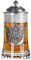 0.5L Bierkrüge Gläser Trinkgeschirr Geprägter Bayerischer Bierkrug Münchner Oktoberfest Stein mit Matel Zinndeckel Beer Stein Deutschland Oktoberfest Krug Eagle Trinken Bier Glas Horn