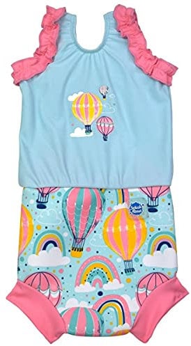 Splash About Happy Nappy Maillot de Bain Une pièce, Up & Away, 2-3 Ans