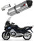 DOMINATOR Pot d'échappement Silencieux HP7 compatible avec R1200RT 2010-2013