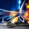 YXTSmurals Raum Tunnel Gebäude Fototapete Selbstklebend 3D Effekt Wandaufkleber Wandbilder Wohnzimmer 3D Wandtapete Fotohintergrund Art Poster Schlafzimmer Flur Wanddekoration