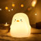 ZKLiLi Niedlicher Pinguin Nachtlicht, Pinguin Nachtlichter für Jungen und Mädchen – Weihnachtsgeschenke, Nachtlicht, Kinder- und Teenager-Zimmerdekoration, Silikon-Tier-Nachtlampe
