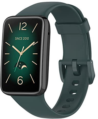 honecumi Armband Kompatibel mit Xiaomi Mi Band 7 Pro Smart Watch Ersatz Armbänder für Damen Herren, Mi 7 Silikon Strap Buntes Klassisch Verstellbares Sport Band Zubehör,GrüN