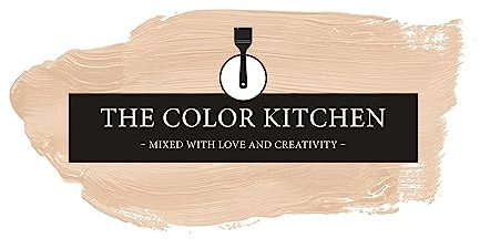THE COLOR KITCHEN helle Wandfarbe - Malerfarbe für Wohnzimmer und Schlafzimmer - matte Innenfarbe in Beige - 5l Deckfarbe in TCK6020