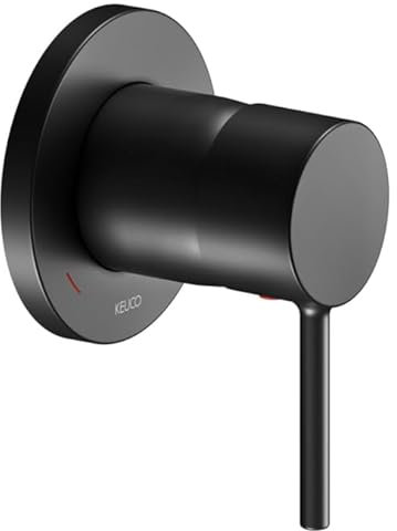 Keuco Fertigmontageset IXMO Soft UP-Einhebelmischer, rund, schwarz matt