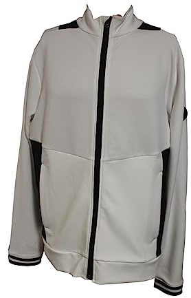 Bogner AKAI Herren Sport Tennis Golf Jacke Sweater Weiß Schwarz Größe L