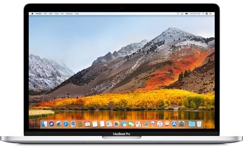 2018 Apple MacBook Pro mit 2.7GHz Intel Core i7 (13-zoll, 16GB RAM, 512GB SSD Kapazität) (QWERTZ German) Silber (Generalüberholt)