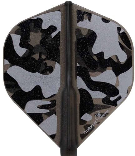 Cosmo Darts Flight Series Liquid Camo B Standard Black