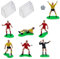 Dekora, Fußball-Kuchen-Topper, Dekoration für Geburtstagstorte, Fußball und Sport, 7 Figuren, 2 Tore und 1 Ball