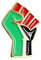 Pin de solapa de bandera de Palestina, pin de solapa nacional palestina de metal, insignia de botón con pines, soporte, sin talla, Aluminio