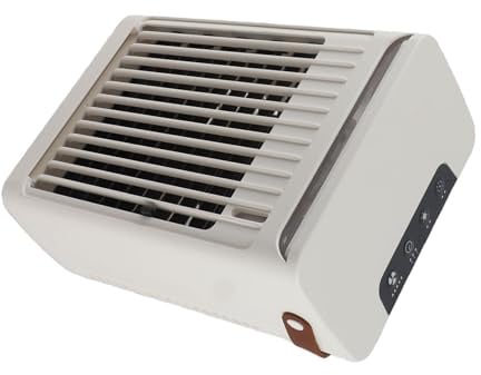 Portable Air Conditioners, 2 Cold Mists 5 Speeds Fan 7 Colors LED Light Rechargeable Evaporative Personal Cooler Humidifier with with 680ml Tank, Quiet Desktop Cooling Fan for Tent