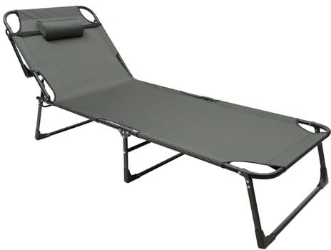 TanjcXliu Lit de camping pliable avec parasol pour les yeux, charge maximale 120 kg, lit pour l'extérieur, voyage, randonnée, camping, bureau, 191 x 68 x 30 cm