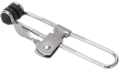 10PCS Lever Action Grid Clamp Stainless Steel for Ceiling Installation, Multifunctional Tile Mounting Clips Keeps Horizontal Lines Secure with One Handed