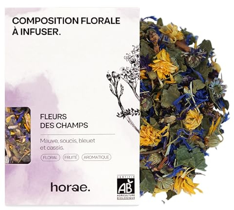 Horae Infusion Fleurs des Champs Bio Vrac Mauve Souci Bleuet