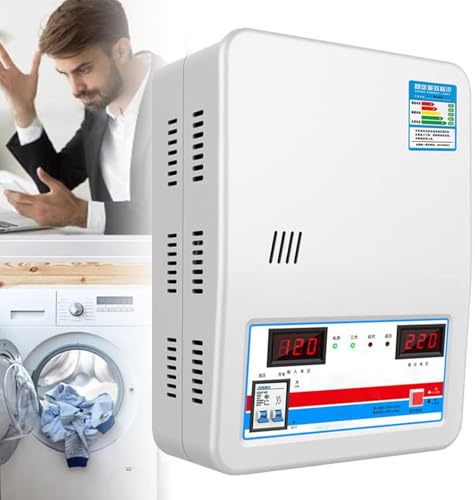 DDZJTPP Stabilizzatore di Tensione Automatico 220v Montaggio a Parete per Uso Domestico 15000w Protezione Contro Le Sovratensioni Stabilizzatore di Tensione