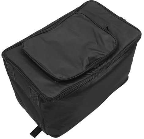 BESTonZON Trommeltasche Mit Verstellbaren Trägern Gepolsterter Schwarzer Multifunktionsrucksack Für Schlagzeugzubehör