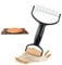 Jadin Mattarello Legno, Mattarello Piccolo, Pizza Pasticceria Roller, Mattarello con Rulli a Doppia Estremità, Perforatore in Plastica Rimovibile, Utensili da Cucina, per Pizza, Pane, Fondente