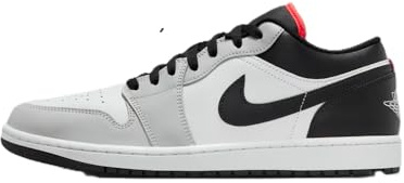 Air Jordan 1 Low Herren-Sneaker (Neutral Grey/White Gipfel/Infrarot 23/Schwarz)