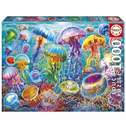 Educa - 1000-teiliges Puzzle für Erwachsene | Quallen | Maße: 68 x 48 cm | Ab 14 Jahren (20554)