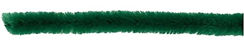 Pipe Cleaners, thickness 6 mm, L: 30 cm, dark green, 50pcs