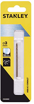 STANLEY STA50082-QZ - Broca de Cobalto HSS-E ø 3mm