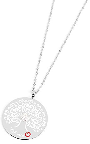 COLLANA MARLU' ALBERO DELLA VITA 30MM CON STRASS 15CN026